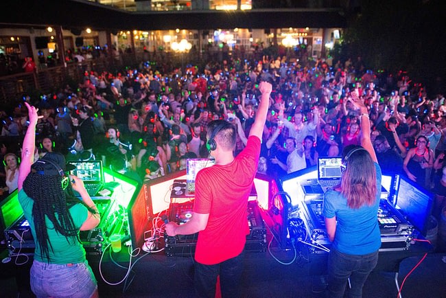 DJ at Silent Disco