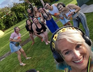 Hire silent disco headphones and have a silent disco at home