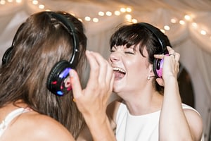 10 Reasons to hire a silent disco wedding